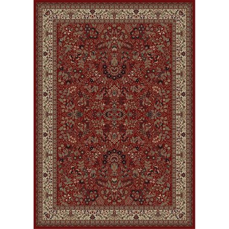 CONCORD GLOBAL 3 ft. 11 in. x 5 ft. 7 in. Persian Classics Sarouk - Red 20904